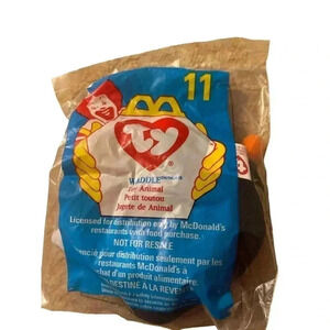 1998 Mcdonalds Happy Meal, Teenie Beanie Baby #11 Waddle Toy Animal